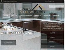 Tablet Screenshot of houseofgranite.biz